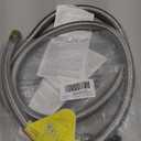 GasSaf 5 Feet Stainless Steel Braided 20 PSI Adjustable Propane Regulator Hose with QCC-1/Type,Gas Grill LP Regulator for Burner, Turkey Fryer, Forge, Smoker and More