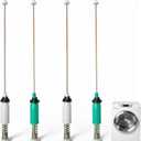 Washer Suspension Rod 4 Piece Set fit for GE washer GTWN3000M1WS, GTWN4250M1WS, for Hotpoint VVSR1070DCWW, WH16X10141, WH16X10057, 2310015, AP5607528, PS3511633, EAP3511633, 1089338