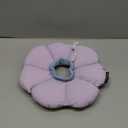 Cat Cone Collar,Cute Waterproof Cat Recovery Collar,Anti-Bite Lick Wound Healing Safety Elizabethan e Collar for Cats,Purple Flower All-Season Style