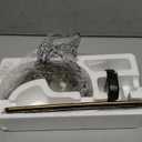 Homeimpro Moon Solar Lights Outdoor Garden Decor Gifts for Mom Women, Waterproof Stakes Yard Decorations for Lawn, Patio Accessories, Backyard Ornaments Birthday Gifts Mother Grandma (Bronze)