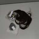 Hairro Clip in Wave Side Bangs Extensions, 100% Human Hair 2 PCS Clip on Middle Part French Bangs Thin Sides Swept Fringe Hairpieces
