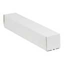 BOX USA Mailing Tubes, 25" L x 2" W x 2" H, 50-Pack Square Corrugated Tubes for Mailing and Storage of Blueprints, Artwork, Crafts, Posters, Long Art Holder