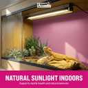 Arcadia T5 UVB Reptile Light Fixture Kit 24" Long 24 Watts 14% UVB Dragon – Complete UVB Light for Reptiles, Turtles, Snake, Bearded Dragon Lamp, Long Lasting Easy to Use Professional Lighting