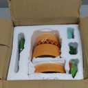 Stocking Stuffers for Women Christmas Gifts for Mom Housewarming Gift New Home Mothers Day Gifts Ceramic Cactus Measuring Cups and Spoons Set Organizer Cute 4 Size Measuring Spoons Set for Kitchen (Blue and Green)