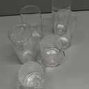 US Acrylic Classic Clear Plastic Reusable Drinking Glasses (Set of 8) 12oz Rocks & 16oz Water Cups | BPA-Free Tumblers, Made in USA | Top-Rack Dishwasher Safe