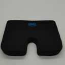 Everlasting Comfort Car Seat Cushion for Driving - Wedge Car Cushion for Office, Travel, Gaming Chair Memory Foam Driver Booster for Short People, Non-Slip, Washable Cover, Back & Sciatica Relief