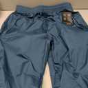 Outdoor Ventures Women's Rain Pants Packable Waterproof Hiking Pants Windproof Breathable Outdoor Rain Over Pants, Size S