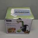 5 in 1 Electric Cheese Grater Salad Shooter Maker for Block Cheese Home Kitchen Electric Food Slicer Shredder Chopper Automatic Grater for Vegetables Cucumber Carrots Cabbage Nuts