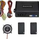 BANVIE Push to Start Ignition kit Engine Start Stop Button Switch Keyless Go System
