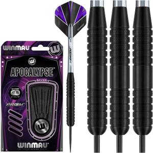 Winmau Apocalypse Brass Darts Set with Prism Flights and Shafts (Stems) (23g)