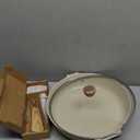 SENSARTE Ceramic Nonstick Frying Pan Skillet with Lid, 13.3 Inch Large Deep Frying Pan, 6 QT Saute Pan, Induction Pan, Healthy Non Toxic Cooking Pan with Helper Handle, PFOA PFAS PTFE Free