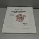 Sattiyrch Plastic Christmas Ornament Storage Box,4 Tray Customizable Divider, Zippered Closure, Dust-Proof, Collapsible, Dual Handles,Holds Up to 64 x 2.36 Ornaments,for Garage/Attic/Basement Storage