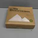 2-Pack Waterproof Baby Crib Sheets for Boys, Girls - 52x28 Viscose Derived from Bamboo Toddler Bed Sheet Neutral, Fitted Crib Mattress Protector Cover for Baby Bedding, Soft & Gentle (Ecru)