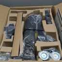 MOUNT PRO Triple Monitor Mount for Max 32" Computer Screen, Adjustable 3 Monitor Desk Mount, up to 19.8lbs Each, Three Display Arm with Tilt Swivel Rotation, VESA Mount 75x75/100x100mm