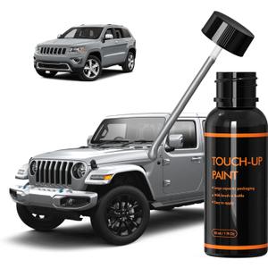 PSC/JSC Billet Silver Touch Up Paint for Jeep, DIY Car Paint Scratch Repair Kit, Automotive Paint, Quick & Easy Fix Scratch Repair for Grand Cherokee/Cherokee/Wrangler/Compass/Patriot