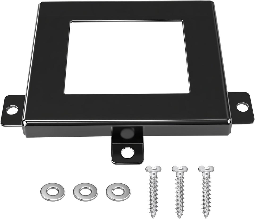 Radar Sensor Protector Cover Compatible with Honda CR-V 2023-2025  Fit for CR-V Models Featuring Front Radar SensorHeavy-Duty Steel Anti-Theft Bracket (Black)