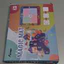 Alago Aqua Coloring Mat,Kids Toys Large Water Painting Mat,Toddlers Doodle Pad with 4 Colors,Gifts for Girls Boys Age 3 4 5+ Years Old,4 Pens,Drawing Molds and Booklet Included