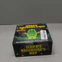 36 Packs Valentines Day Cards for Kids with Glow in The Dark Monster Finger Puppets, Classroom Exchange Valentines Day Gifts for Kids Party Favor Holiday Reward Prizes Supplies for Boys Girls