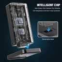 Controller Charger Dock Station for Nintendo Switch 2 Joycon, FANPL Charging Stand for 4 Switch 2 joycon Charging Indicator and Type C Charging Cable