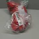 Red Plush Christmas Tree Skirt 36 inches Fur Christmas Tree Skirt with Gold Sequin Snowflakes Xmas Tree Skirt Mat for New Year Christmas Holiday Decorations - 90cm