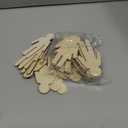 Barydat 60 Pcs People Shaped Wood Cutouts 5.5 x 2.4 Inch Wood People Shaped DIY Crafts Wooden Unfinished Blank Slices for DIY Projects Home Party Decor