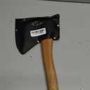 Camping Axe, 15inch Outdoor Hatchet Chopping Axe for Wood Splitting and Kindling, Camping Outdoor Hatchet Gardening Hand Tools with Sheath(Black)