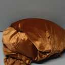 KKJIAF Gold Velvet Tablecloth 60 x 120 Inch, Retro Farmhouse Ruffle Oblong Tablecloth Washable Table Cover for Wedding Buffet Parties Baby Shower Kitchen Decoration, Gold