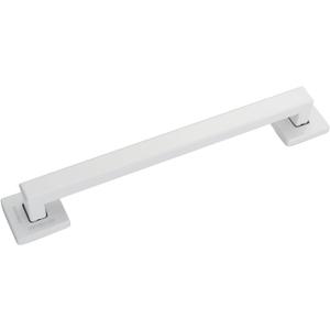 Joyrain ADA Square Grab Bar 16/24/32 Inch - 500lb Capacity Safety Rail for Elderly, Non-Slip Bathroom Handle (White, 16 inch)