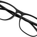 VisionGlobal Blue Light Blocking Glasses for Women/Men, Stylish Square Frame, Anti Eyestrain
