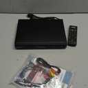 Blu Ray DVD Player, WISCENT Full HD 1080p Home Theater Disc System, Region A/1 Blu-Rays,HD Blu-Ray DVD Player for TV with Coaxial Audio/HDMI/AV/Output, USB Input, Built-in PAL NTSC