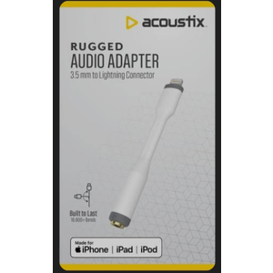 ACOUSTIC Rugged Audio Adapter 3.5 mm to Lightning Connector