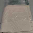 Homaxy 100% Cotton Waffle Weave Kitchen Dish Cloths, Ultra Soft Absorbent Quick Drying Dish Towels, 12 x 12 Inches, 6-Pack, Beige