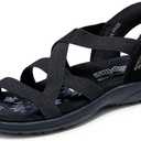 Skechers Women's Reggae Slim-Stretch Flex Hands Free Slip-ins Sandal, Size 8