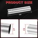 LCGP 3" Custom Mandrel Straight Exhaust Pipe, 18" Long, Made of High Quality Stainless Steel Fit 3 Inch Exhaust Pipe