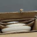 AmorArc Ceramic Serving Platters, Reactive handcrafted Oval Plates for Entertaining, Stoneware Kitchen Dishes for Dinner, Fruit, Salad, Turkey,Party. Microwave & Dishwasher Safe, Set of 3, Stone Stalactites