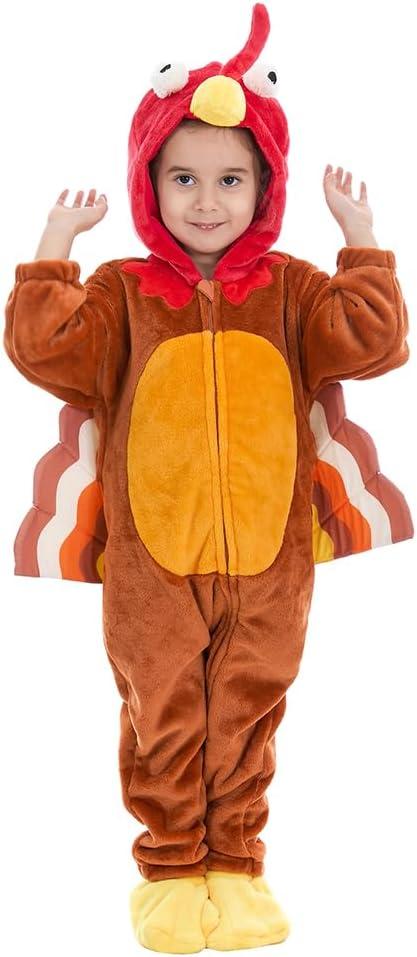 HSCTEK Baby Thanksgiving Costumes for Newborn, Infant & Toddler Boys Girls (6-9Months, Orange)