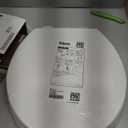 KOHLER 20111-0 Brevia, Slow Close Toilet Seat, Round Toilet Seat, Grip-Tight Bumpers Quick-Attach Hardware, White