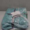 Throw Soft Cozy Brushed Long Faux Fur For Bed, Couch or Sofa, 50"x60", Aqua OEKO-TEX STANDARD 100