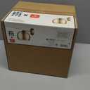 Globe Electric 51577 1-Light Plug-in or Hardwire Wall Sconce, Matte Brass, White Fabric Cord, in-Line On/Off Rocker Switch, Kitchen, Reading Essentials Bedroom, Bedside Lamp, Lighting