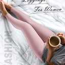 Leggings for Women - High Waisted Tummy Control No See Through Workout Yoga Pants (Large-X-Large, 04-pink)