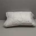 Three Geese White Goose Feather Down Pillows Standard Size Set of 1-100% Cotton, Medium Firm,Soft Support