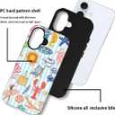 DAIZAG Case for iPhone 16 Plus, Seaside Lobster Summer Life Full-Body Design - Hybrid Dual Protection Soft TPU + Hard PC, Shockproof & Scratch-Resistant Protective Cover Phone Case for Men Women