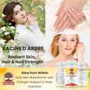 Racine DARBRE Multivitamin Skin Supplement Hyaluronic Acid, Vitamin C, Selenium, Biotin, Zinc & Proline Collagen, Hydration & Beauty Support 90 Capsules