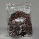 Zbroh Pure Handsewing Rhinestones Applique Multicolor Patch DIY Craft Accessories for Girl Wedding Dress 14X20inches (Brown)