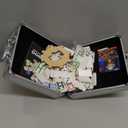 Queensell Mexican Train Dominoes Set with Wooden Hub, Domino Tile Board Games - Double 12 Dominos Set for Family Game Night for Adults and Kids Ages 8 and up (Double 12)