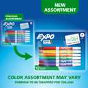 EXPO Dry Erase Markers, Low Odor Ink, Assorted Colors, Fine Tip, 12 Count - Back to School, Teacher, Classroom, Office Supplies