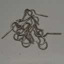 Axe Sickle 3 Inch Heavy Duty Large Screw Hook Ceiling Hook Cup Hook Silver 20 Pcs