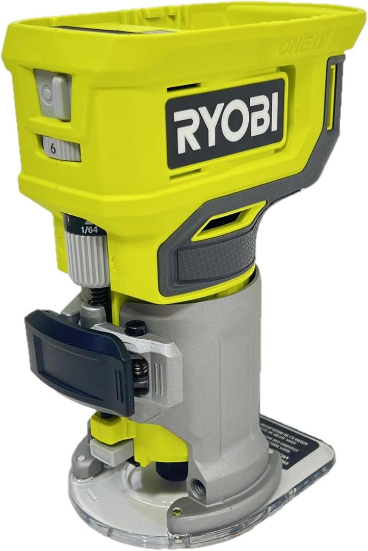 RYOBI ONE+ 18V Cordless Compact Fixed Base Router Tool Only (Battery Not Included) - PCL424B