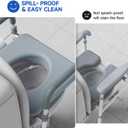 Loyoda Toilet Seat Riser with Handles, Raised Toilet Seat for Seniors with Adjustable Height & Width, 400 lb Capacity Handicap Elevated Toilet Seat for Elderly, Pregnant, Fit Any Toilet