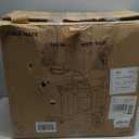 WALK MATE 3 Wheel Rollator Walker with Seat for Slim Seniors, Padded Backrest Lightweight Foldable Walker Ideal for Elderly, 8 Inch Tri-Wheel Modern Mobility Walking Aid Aluminum, Purple